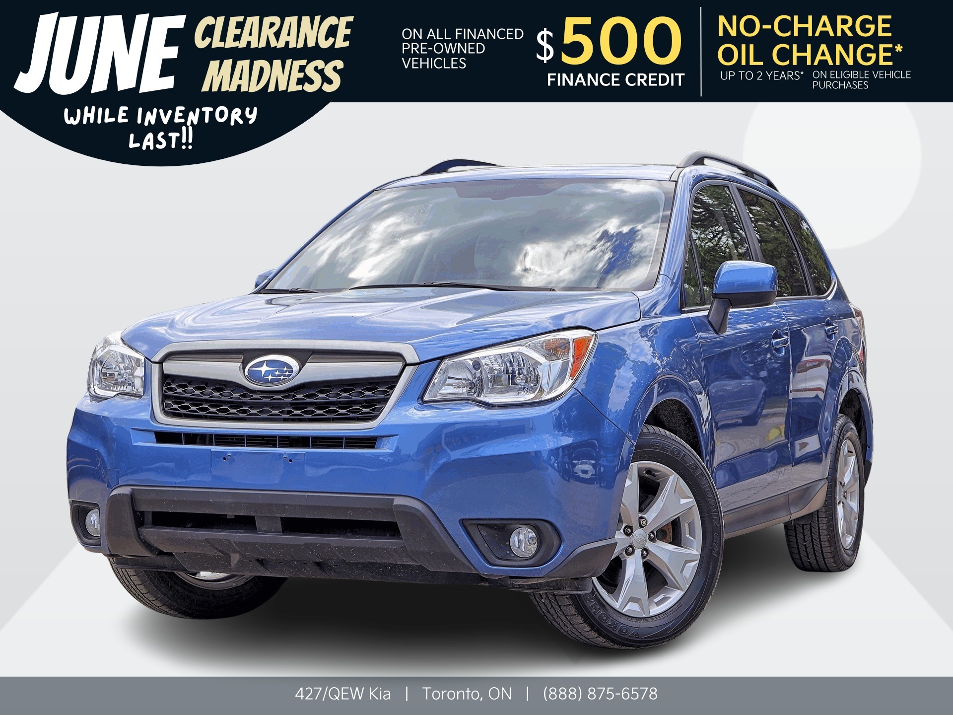 2015 Subaru Forester Touring | Climate Ctrl | Sunroof | Power Seats
