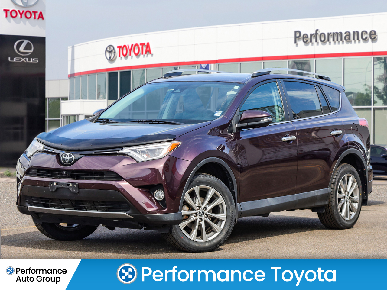 2017 Toyota RAV4 Limited AWD, One Owner, Navigation, Leather Seats