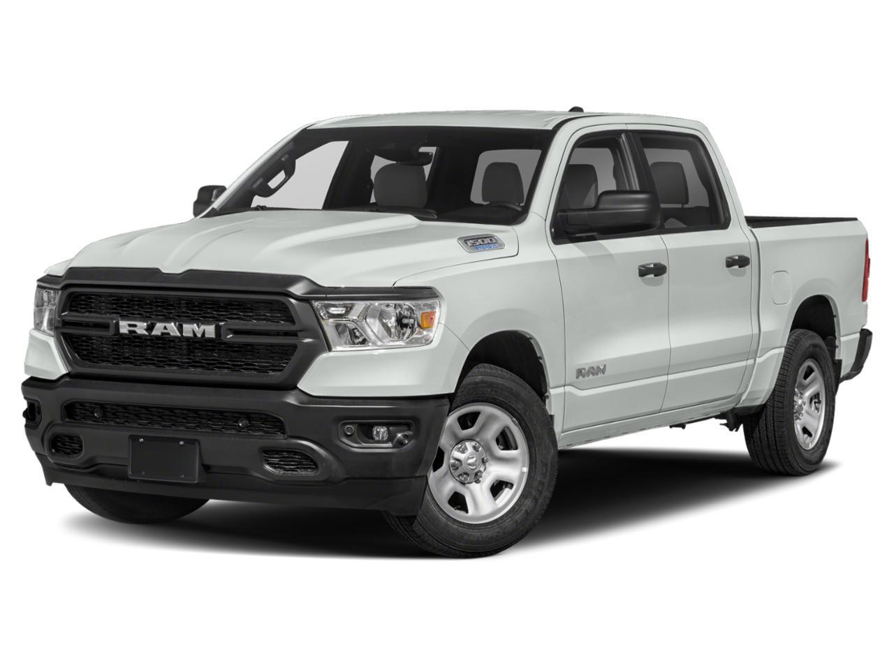 2022 Ram 1500 SXT IN BRIGHT WHITE EQUIPPED WITH A 5.7L HEMI V8 ,