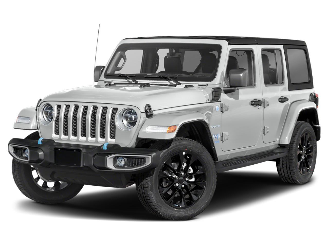 2023 Jeep Wrangler 4xe RUBICON 4XE IN BRIGHT WHITE EQUIPPED WITH A 2.0L T
