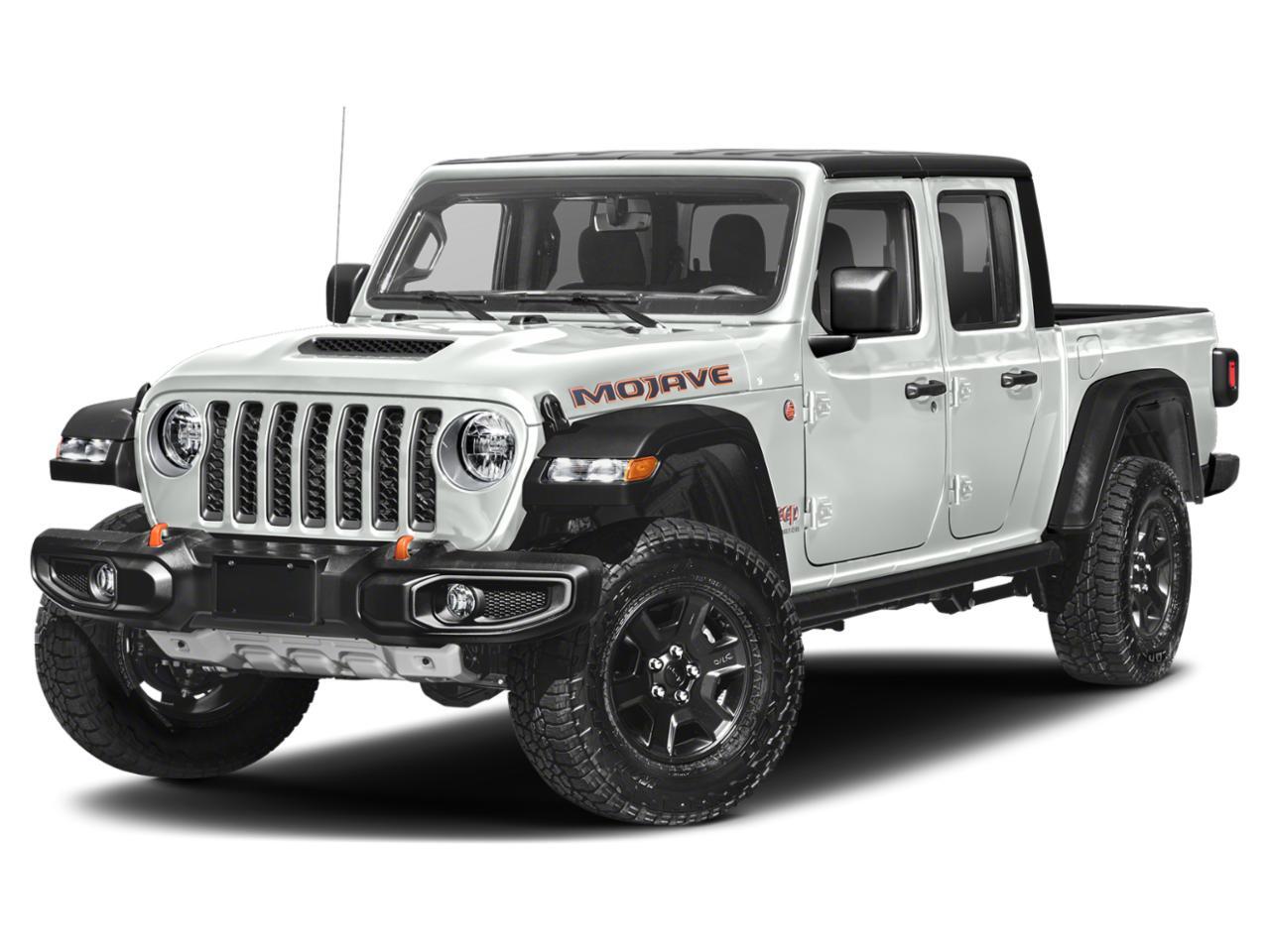 2023 Jeep Gladiator MOJAVE IN BRIGHT WHITE EQUIPPED WITH A 3.6L V6 , 4