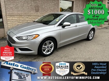 used 2018 Ford Fusion car, priced at $24,992