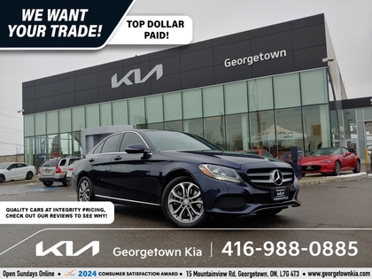 used 2017 Mercedes-Benz C-Class car, priced at $24,950