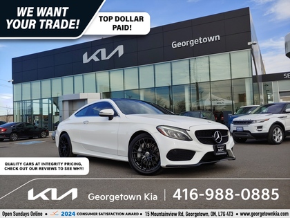 used 2018 Mercedes-Benz C-Class car, priced at $27,950