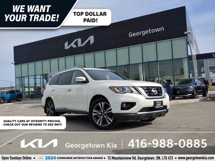 used 2019 Nissan Pathfinder car, priced at $12,500