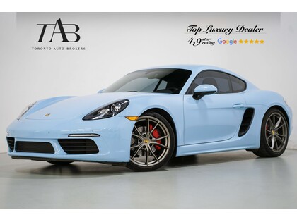 used 2017 Porsche 718 Cayman car, priced at $79,910