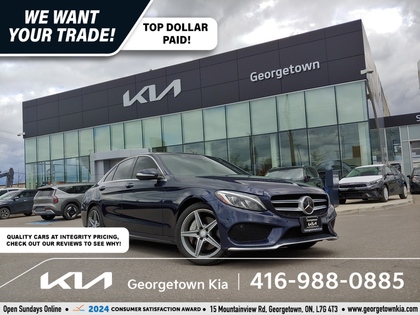 used 2015 Mercedes-Benz C-Class car, priced at $23,950
