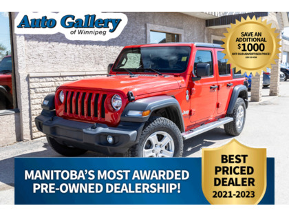 used 2020 Jeep Wrangler Unlimited car, priced at $36,997
