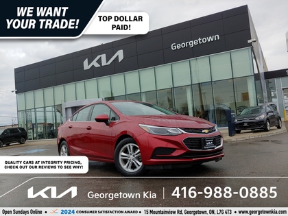 used 2018 Chevrolet Cruze car, priced at $17,950