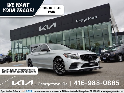 used 2020 Mercedes-Benz C-Class car, priced at $34,950