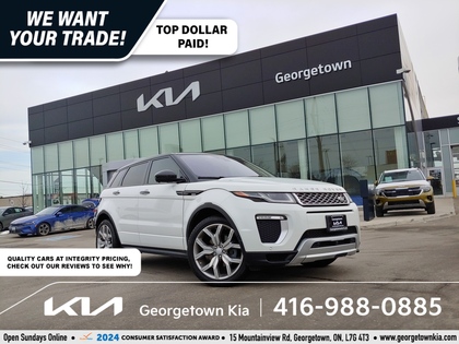 used 2017 Land Rover Range Rover Evoque car, priced at $33,950