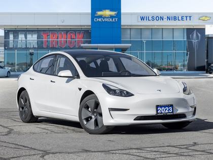 used 2023 Tesla Model 3 car, priced at $34,510