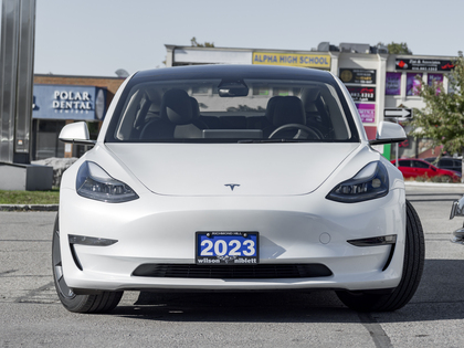 used 2023 Tesla Model 3 car, priced at $34,510