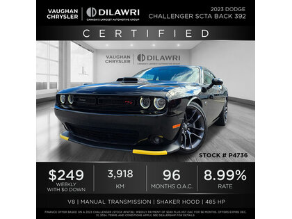 used 2023 Dodge Challenger car, priced at $73,880