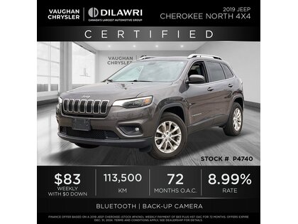 used 2019 Jeep Cherokee car, priced at $19,993