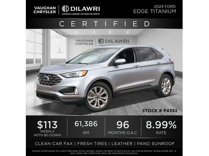 used 2023 Ford Edge car, priced at $31,767