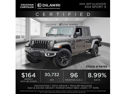 used 2023 Jeep Gladiator car, priced at $48,800