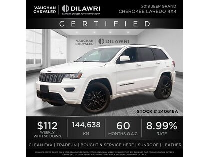 used 2018 Jeep Grand Cherokee car, priced at $22,580