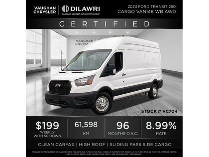 used 2023 Ford Transit Van car, priced at $58,990