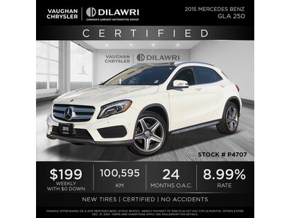 used 2015 Mercedes-Benz GLA car, priced at $17,600