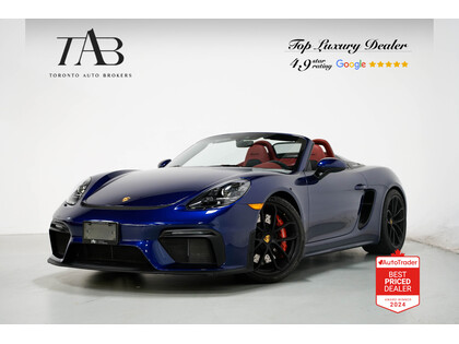 used 2020 Porsche 718 Spyder car, priced at $139,910