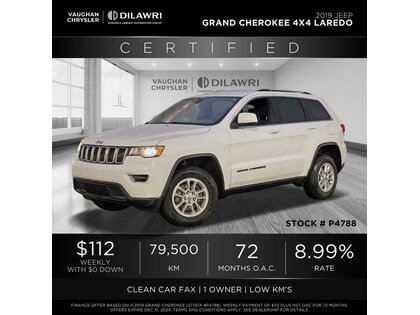 used 2019 Jeep Grand Cherokee car, priced at $26,226