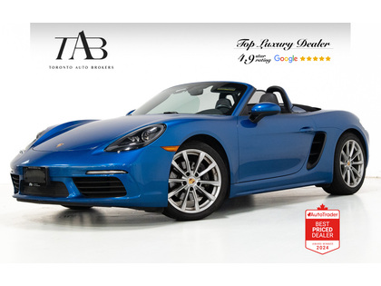 used 2018 Porsche 718 Boxster car, priced at $65,910