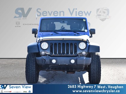 used 2015 Jeep Wrangler Unlimited car, priced at $17,810