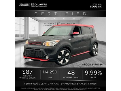 used 2016 Kia Soul car, priced at $15,280