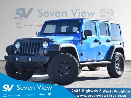 used 2015 Jeep Wrangler Unlimited car, priced at $17,810