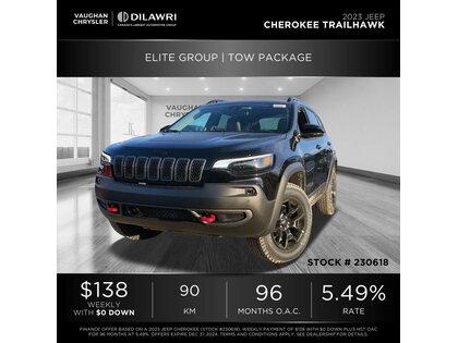 used 2023 Jeep Cherokee car, priced at $46,498