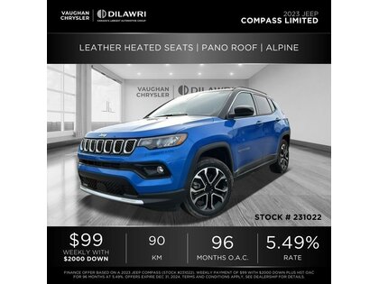 used 2023 Jeep Compass car, priced at $45,112