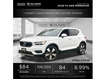 used 2020 Volvo XC40 car, priced at $24,934