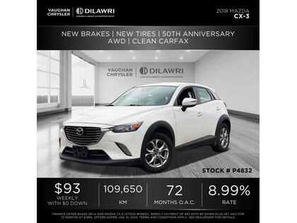 used 2018 Mazda CX-3 car, priced at $19,634