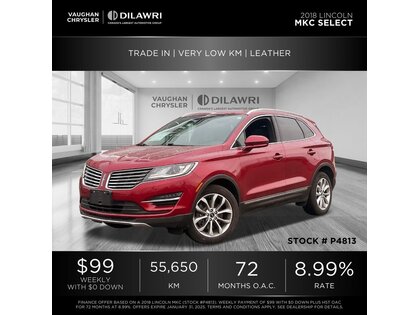 used 2018 Lincoln MKC car, priced at $23,108