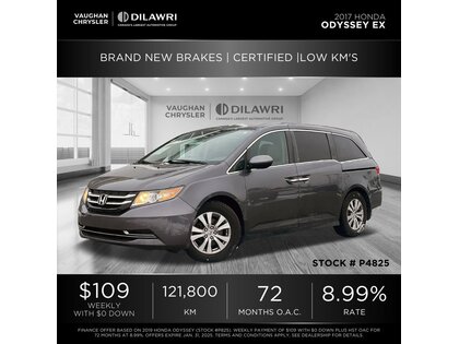 used 2017 Honda Odyssey car, priced at $25,831